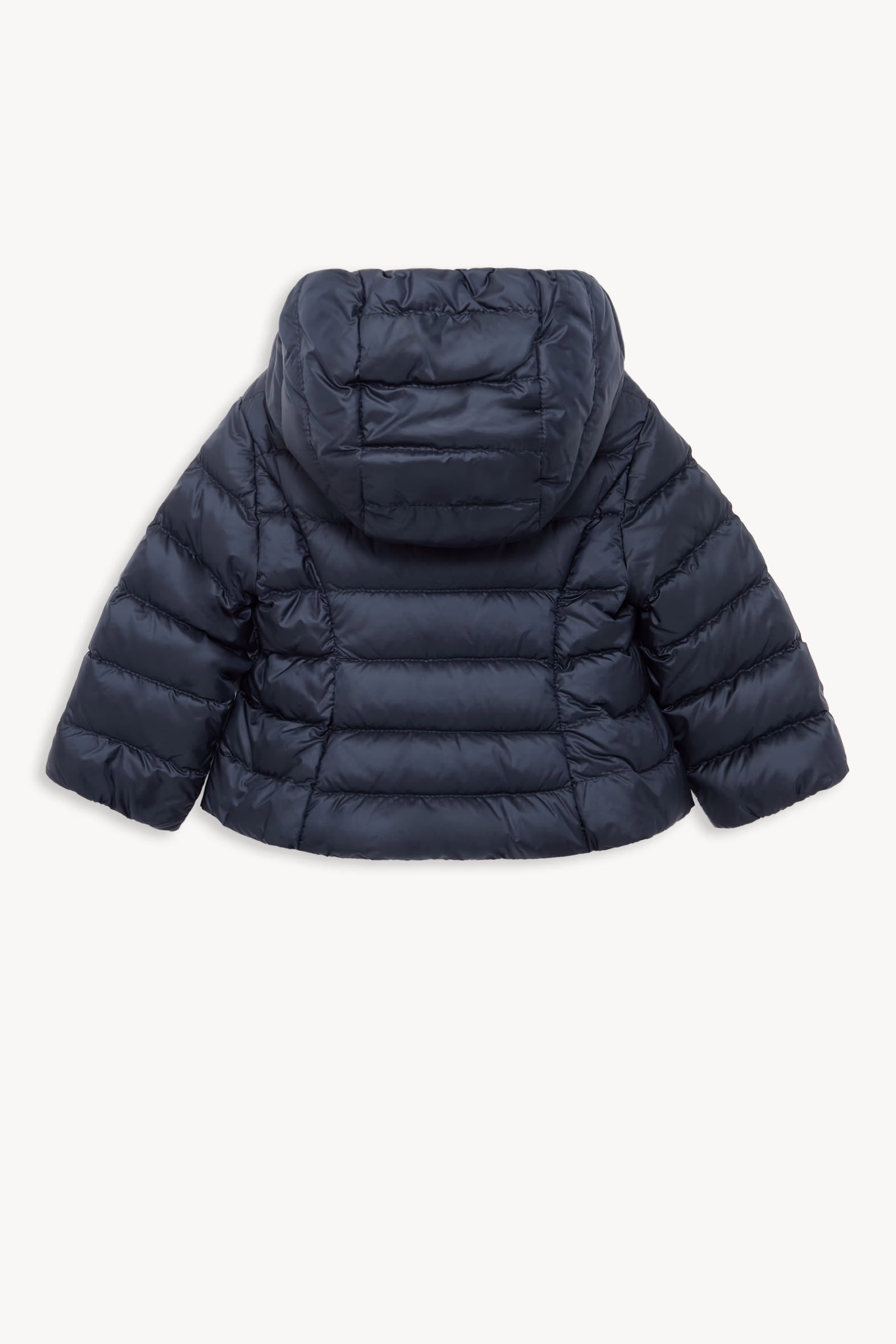 Ige Hooded Down Jacket Girl Navy Blue Moncler 3